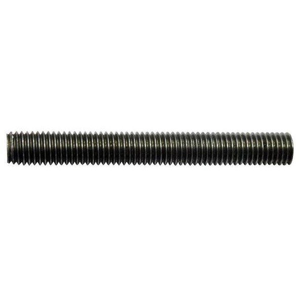 Fully Threaded Rod, 1"-14, 3 ft, Steel, Grade B7, Black Oxide Finish