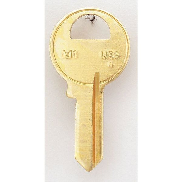 Kaba Ilco Key Blank,Brass,Type 1092,4 Pin,PK50 M1-BR