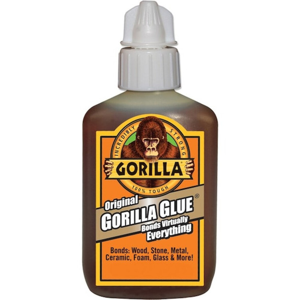 Gorilla Glue All Purpose Glue, Tan, 24 hr Full Cure, 2 oz, Bottle 5000201