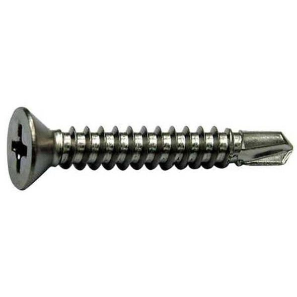Manufacturer Varies Drill Screw,Flat,#10,410SS,1.25"L,PK50 U31880.019.0125 Manufacturer Varies Drill Screw,Flat,#10,410SS,1.25"L,PK50 U31880.019.0125