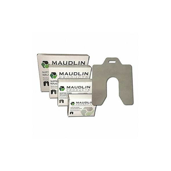 Maudlin Products Slotted Shim C-4 x 4" x 0.075", Pk10 MSC075-10