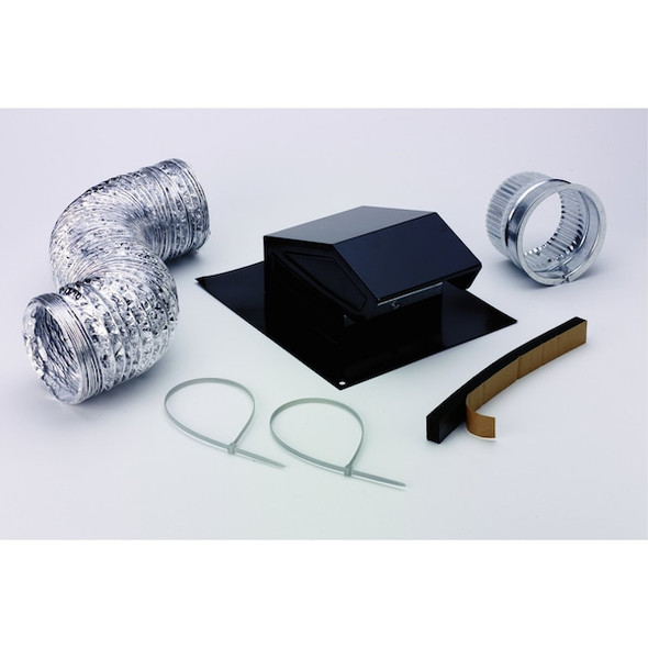 Broan Roof Vent Kit,Flexible Duct,8 ft. L RVK1A Broan Roof Vent Kit,Flexible Duct,8 ft. L RVK1A