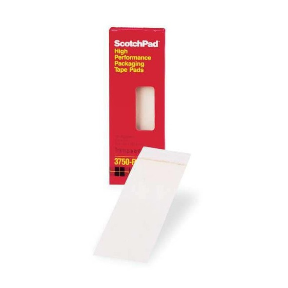 Scotch CartonSealingTapePad,3.1mil,Clear,PK40 3750P