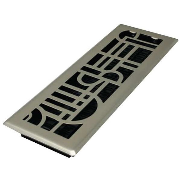 Decor Grates 4x14 Floor Register ADH414-NKL Decor Grates 4x14 Floor Register ADH414-NKL