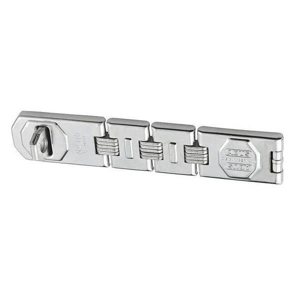 Abus Concealed Hinge Pin Hasp,Fixed,Chrome 110/230