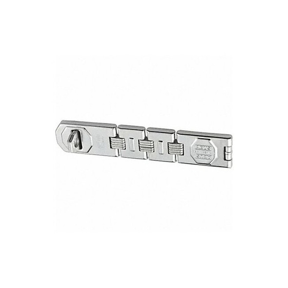 Abus Concealed Hinge Pin Hasp,Fixed,Chrome 110/230 Abus Concealed Hinge Pin Hasp,Fixed,Chrome 110/230