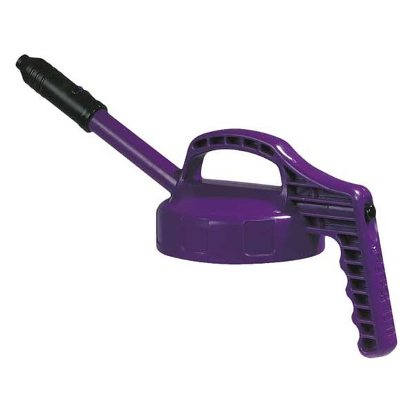 Oil Safe Stretch Spout Lid,w/0.5 In Outlet,Purple 100307