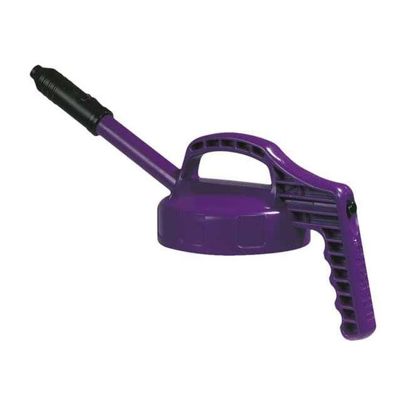 Oil Safe Stretch Spout Lid,w/0.5 In Outlet,Purple 100307