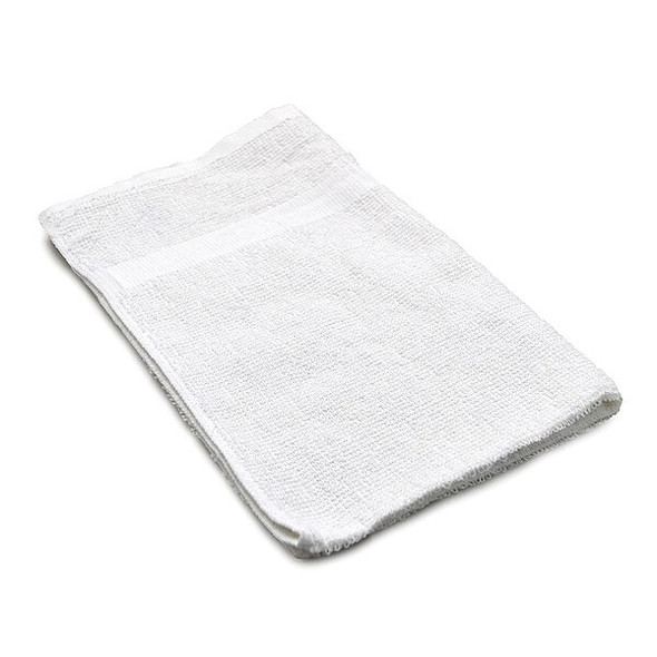 R & R Textile Hand Towel, 16x27 In., White,PK12 51620