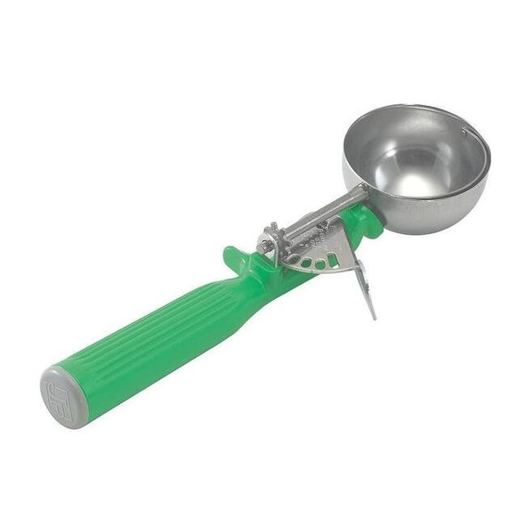 Vollrath Disher,2 7/16 in Bowl W,#12 Scoop 47142