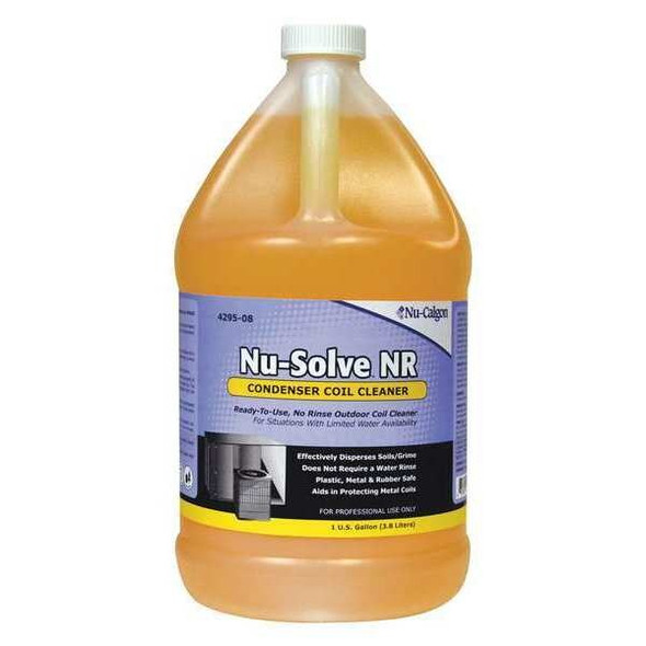 Nu-Calgon Condenser Coil Cleaner,1 gal.,Orange 4295-08