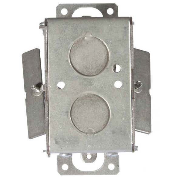 Raco Electrical Box, 12.5 cu in, Switch Box Type, 1 Gang, Steel, Rectangular Shape 509