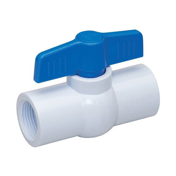 Manufacturer Varies 1/2" FNPT PVC Ball Valve Inline 107-133-NP