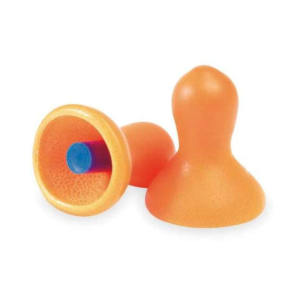 Quiet(R) Reusable Vinyl Ear Plugs, Bell Shape, 26 dB, Orange, 100 PK