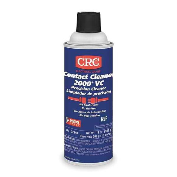 Crc Contact Cleaner, Aerosol Spray Can, 13 oz, Liquid 02240