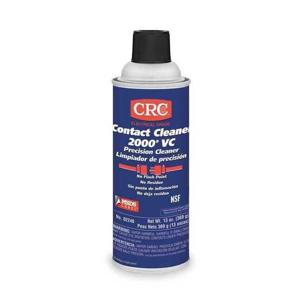 Crc Contact Cleaner, Aerosol Spray Can, 13 oz, Liquid 02240