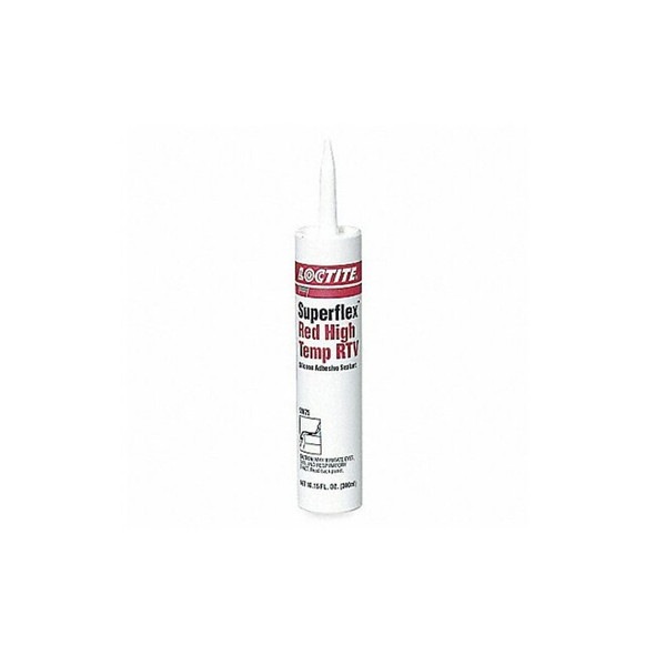 High Temp. Gasket Sealant, 300 mL, Red, Temp Range -75 to 600 Degrees F