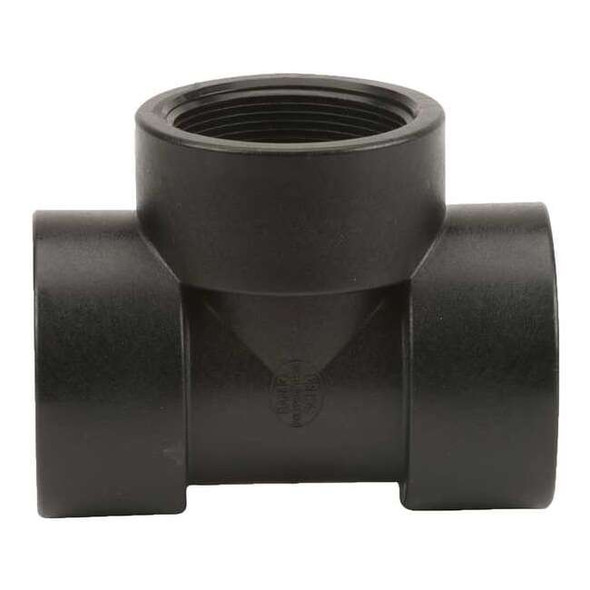 Banjo Tee, Polypropylene, 2", Schedule 80, 300 psi Max Pressure TEE200