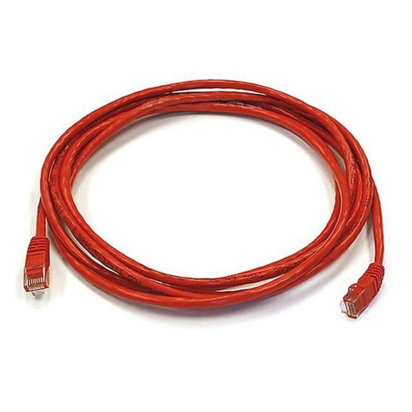 Monoprice Patch Cord,Cat 6,Booted,Red,10 ft. 3441