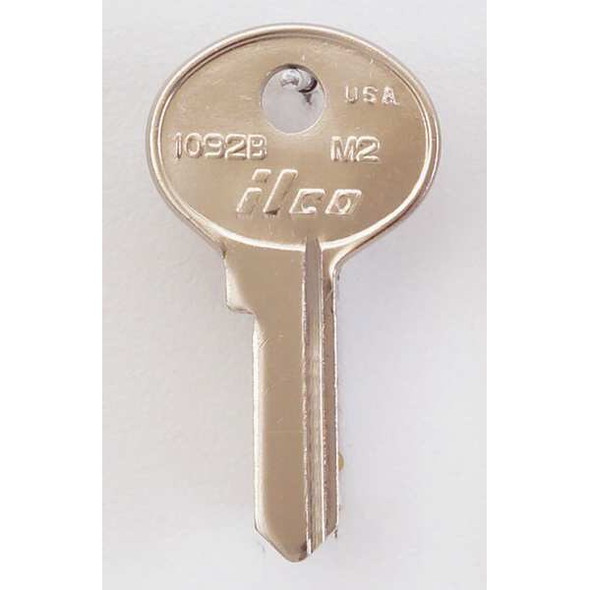 Kaba Ilco Key Blank,Brass,Type M2,4 Pin,PK10 1092B-M2