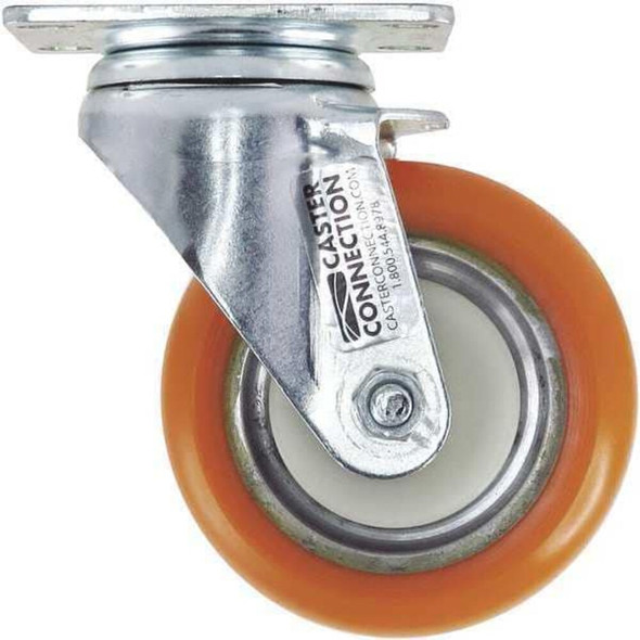 Manufacturer Varies Swivel Plate Caster,Polyurethane,400 lb. CDP-G-84