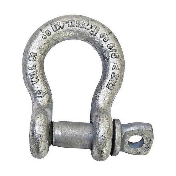 Crosby Anchor Shackle,25,000 lb,Alloy Steel 1017582
