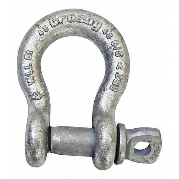 Crosby Shackle,5-8 in.,10,000 lb.,Screw Pin 1017516