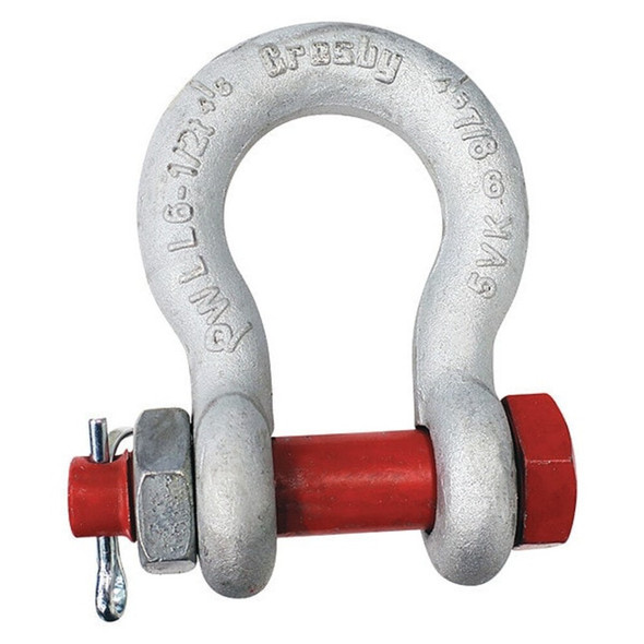 Crosby Anchor Shackle,13,000 lb,Carbon Steel 1019533