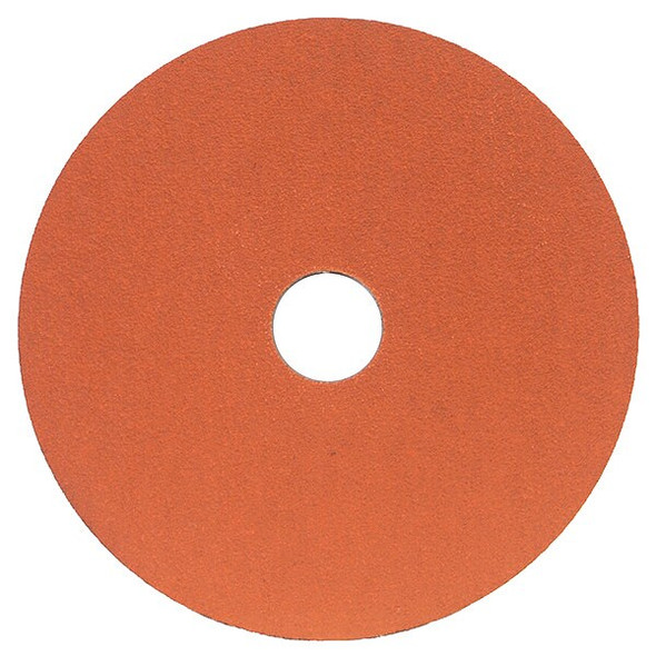 Norton Abrasives Fiber Disc, 7 in Dia, 7/8 in Arbor,PK25 69957398014