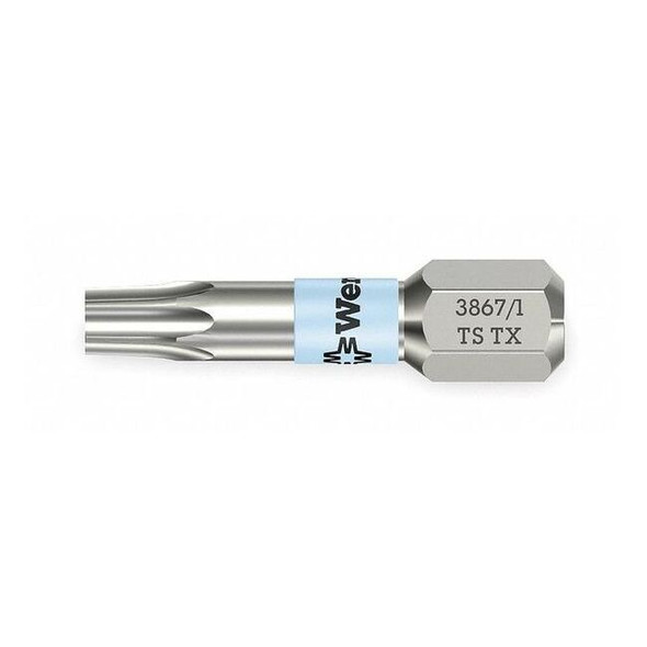 Wera Torsion Bit, SAE, 1/4", Hex, T30, 1", SS 05071037001