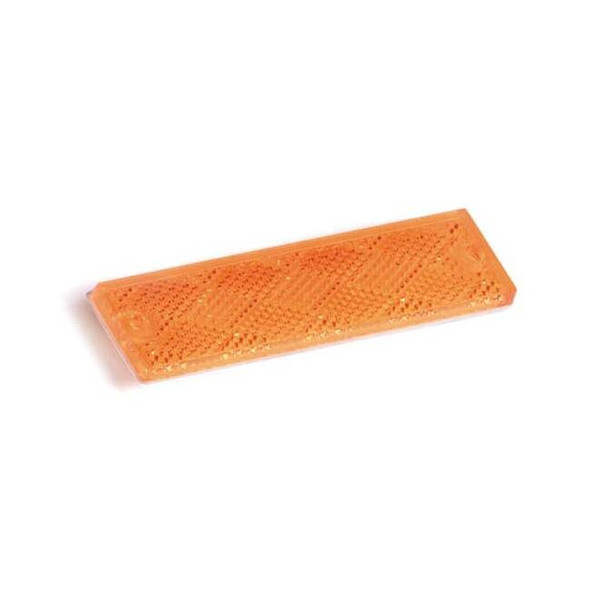 Grote Reflector,Rectangular,Amber,4-7/16" L 40133-3