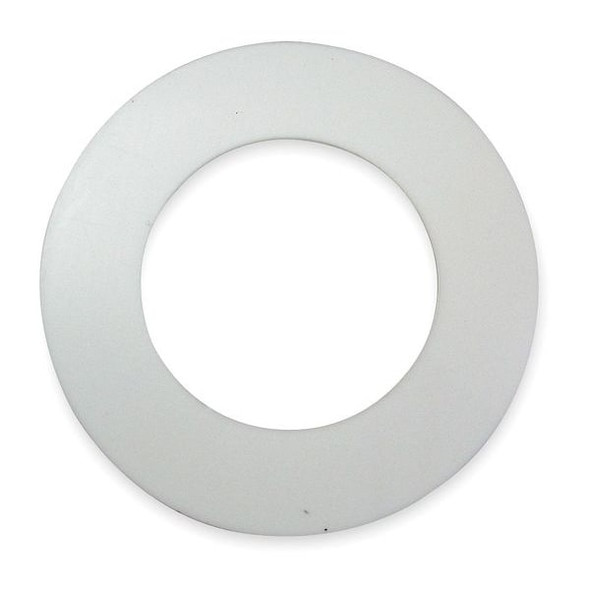 Gasket, Ring, 2 In, Virgin PTFE, White, Thickness: 1/16"