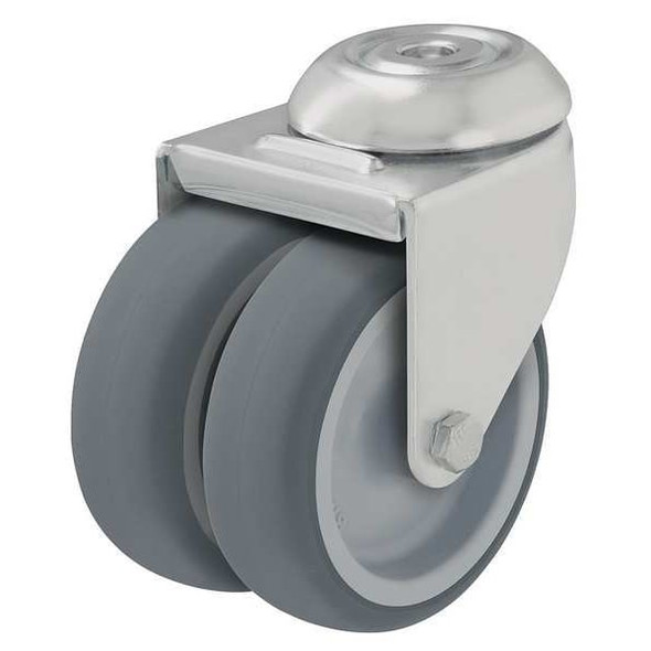 Manufacturer Varies Bolt-Hole Caster,2"dia,Swivel,Rubber LMDA-TPA 50G
