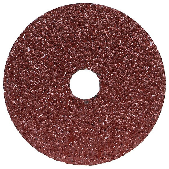 Norton Abrasives Fiber Disc,5x7/8in,24G,PK25 66623357276