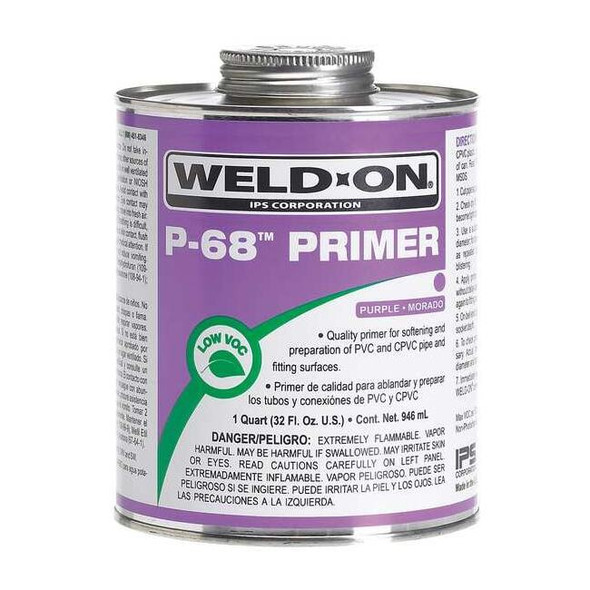 Weld-On P-68 Primer PVC/CPVC Quart 13991