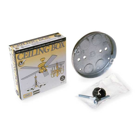 Raco Electrical Box,Round Ceiling Pan 295-1