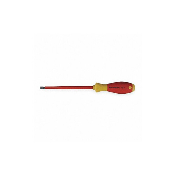 Wiha Insulated Slotted Screwdriver 3/16 in Round 32024