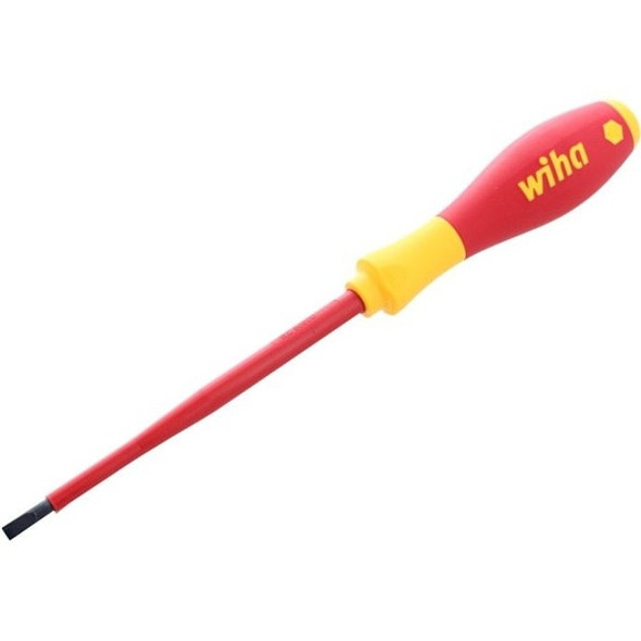 Wiha Insulated Slotted Screwdriver 3/16 in Round 32024