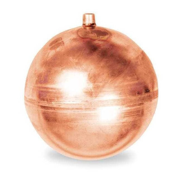 Manufacturer Varies Float Ball,Round,Copper,6 In 109-872