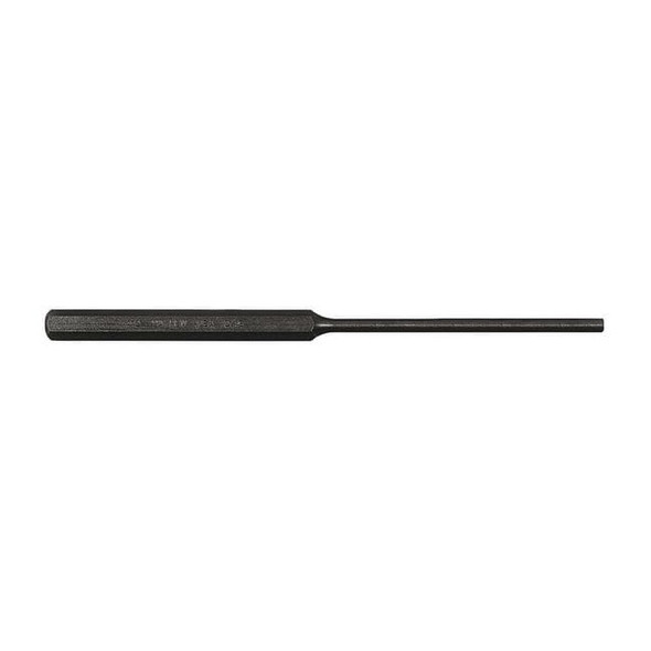 Mayhew Pin Punch, Steel, 7-7/8in.L, 3/16in. Tip 71501