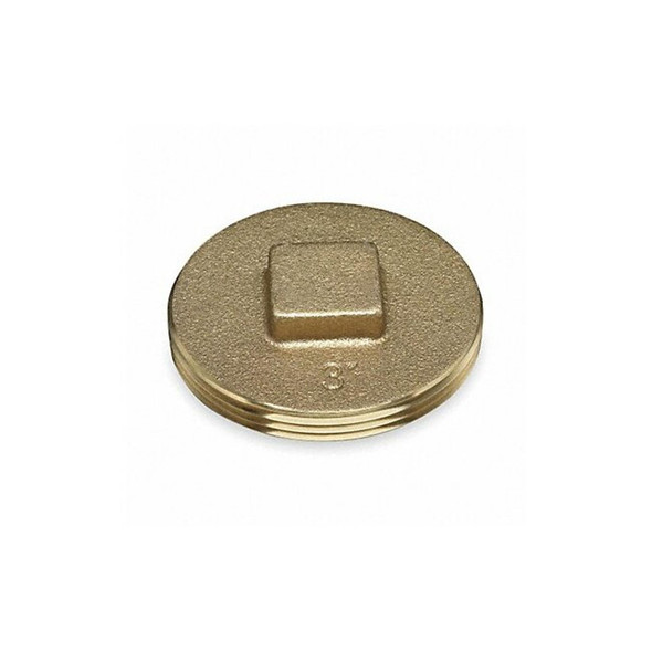 Oatey Cleanout Plug,Recessed Head,3.5 In 42744