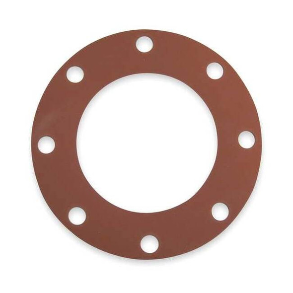 Manufacturer Varies Gasket,Full Face,4 In,SBR,Red 7124FF-0150-125-0400