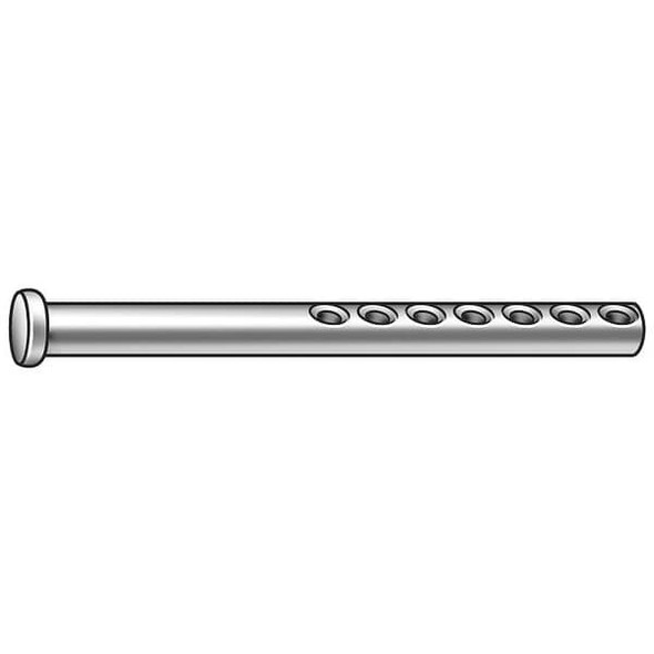 Huyett Clevis Pin, Zinc, 0.250x2 In L, PK10 WWG-CLPUZ-006