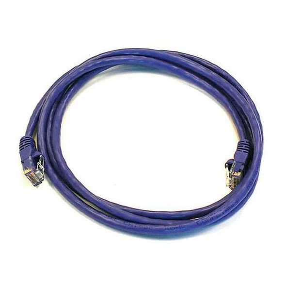 Monoprice Patch Cord,Cat 6,Booted,Purple,5.0 ft. 3431
