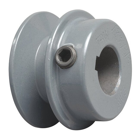 Tb Woods 5/8 in Fixed Bore 1 Groove V-Belt Pulley 2.95 in OD BK2858