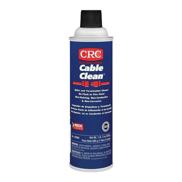 Crc Splice Cleaner, Aerosol Spray Can, 19 oz, Liquid 02069