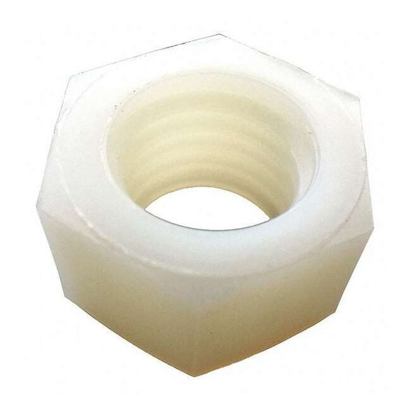 Machine Screw Nut, M2-0.40, Nylon, Not Graded, Plain, 1.20 mm Ht, 25 PK