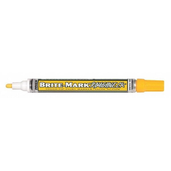Dykem Paint Marker, Medium Tip, Yellow Color Family, Paint 84204