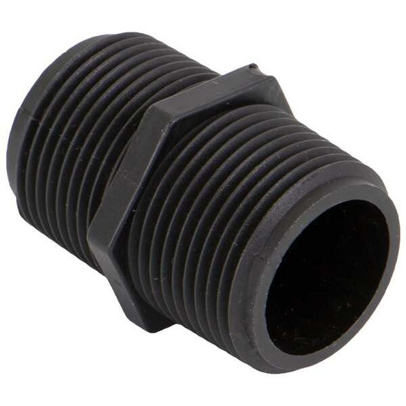 Manufacturer Varies Hex Nipple, 1 in, Schedule 80,MNPT,Black NIP100-SH