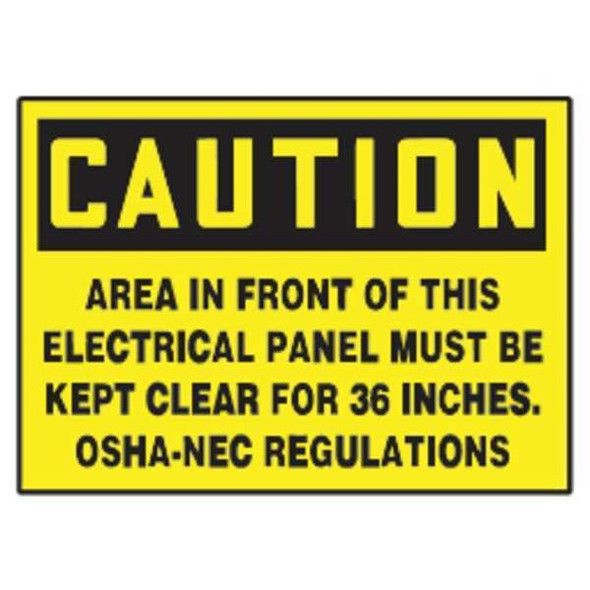 Accuform Safety Label,3 1/2 inx5 in,Vinyl,PK5 LELC601VSP Accuform Safety Label,3 1/2 inx5 in,Vinyl,PK5 LELC601VSP